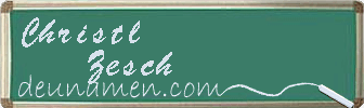 Christl Zesch Visitenkarte